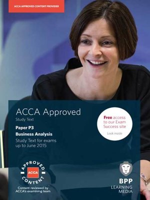 cover image of ACCA P3 Business Analysis